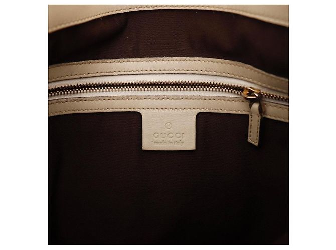 Bamboo Gucci Borsa Hobo Monogram GG con Nappine in Bambù Marrone Beige - vista 8