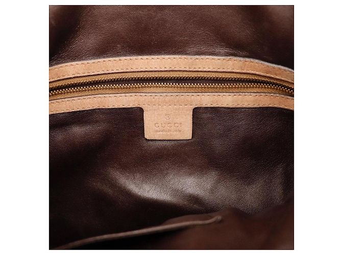 Borsa Hobo Gucci Jackie in pelle di pitone Marrone - vista 10