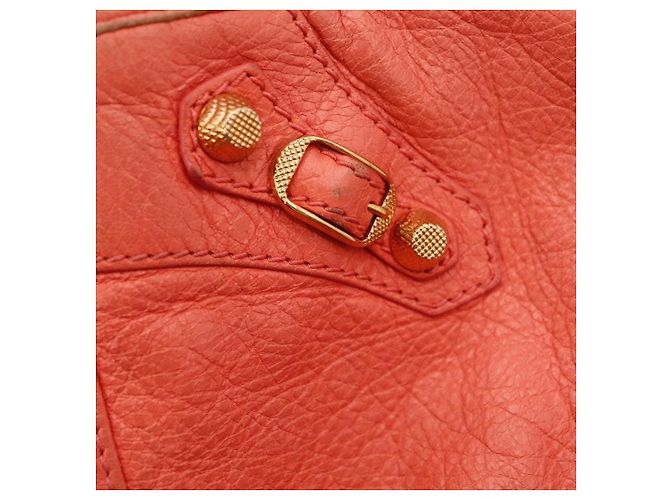 Borsa Balenciaga City Classic Corallo - vista 10