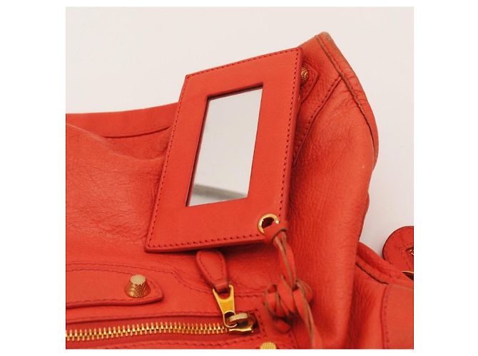 Borsa Balenciaga City Classic Corallo - vista 12
