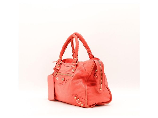 Borsa Balenciaga City Classic Corallo - vista 2