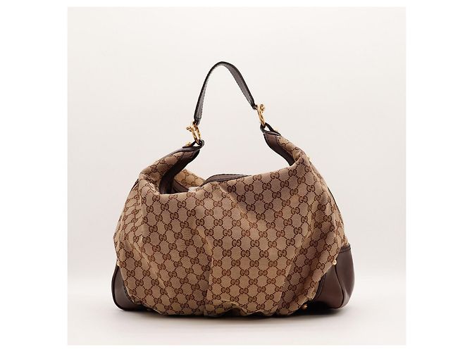 Gucci GG Monogramm Canvas Hobo-Bag Braun - Ansicht 3