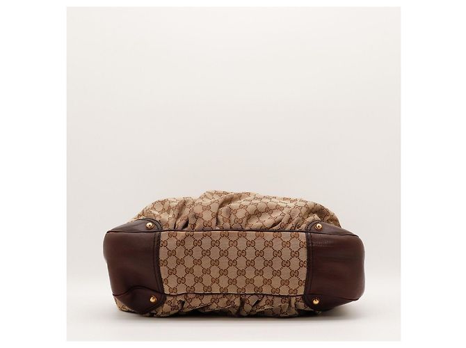 Gucci GG Monogramm Canvas Hobo-Bag Braun - Ansicht 5