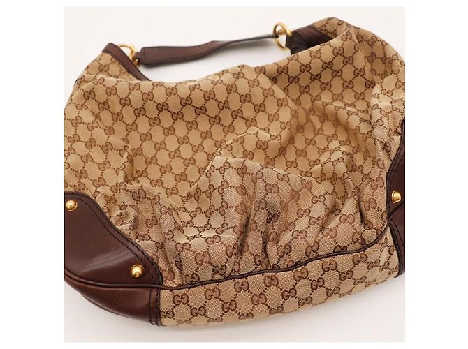Gucci GG Monogramm Canvas Hobo-Bag Braun - Ansicht 6