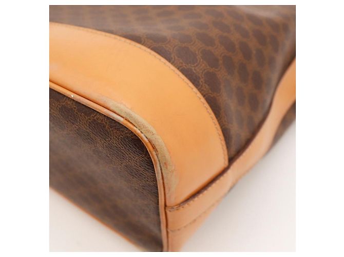 Céline Bolso Bucket Celine Macadam Castaño Monograma - vista 12