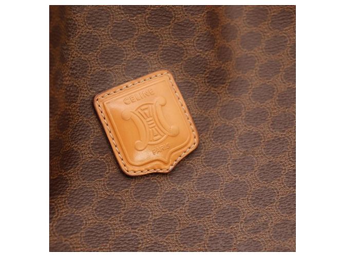 Céline Bolso Bucket Celine Macadam Castaño Monograma - vista 8