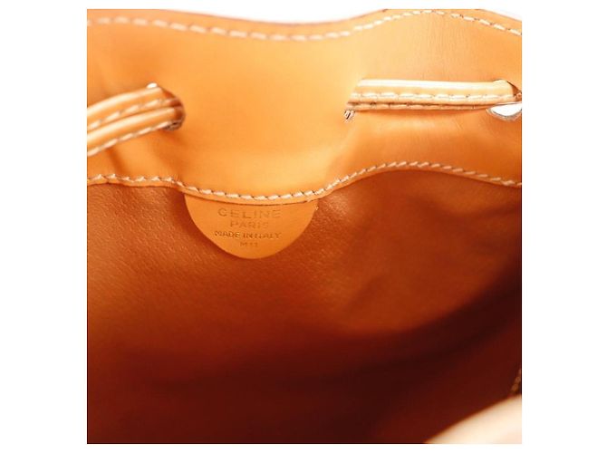 Céline Bolso Bucket Celine Macadam Castaño Monograma - vista 9