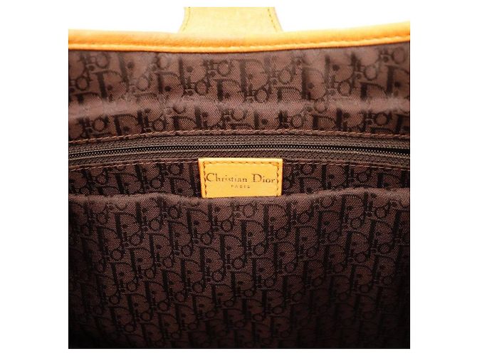 Christian Dior Borsa Hobo in pelle arancione - vista 10