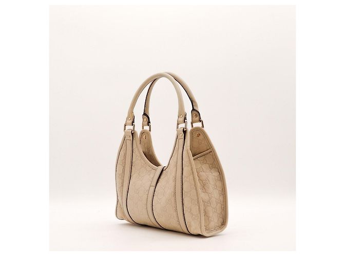 Gucci Bolsa de ombro monograma GG Bege - vista 4