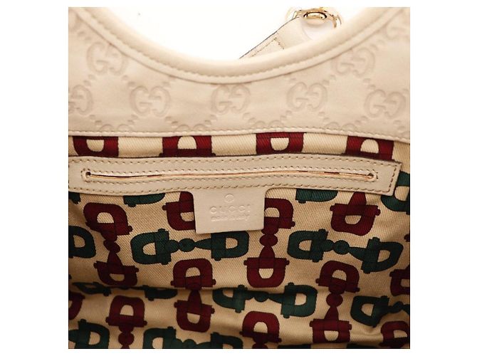 Gucci Bolsa de ombro monograma GG Bege - vista 8