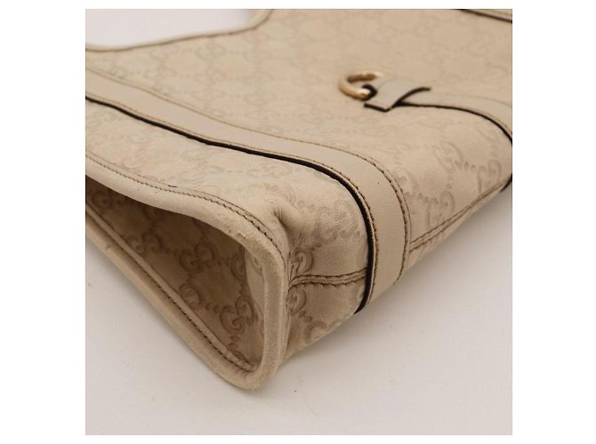 Gucci Bolsa de ombro monograma GG Bege - vista 9