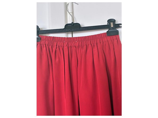 Autre Marque Gonna lunga in seta rossa forte_forte 'Resort' Rosso - vista 7