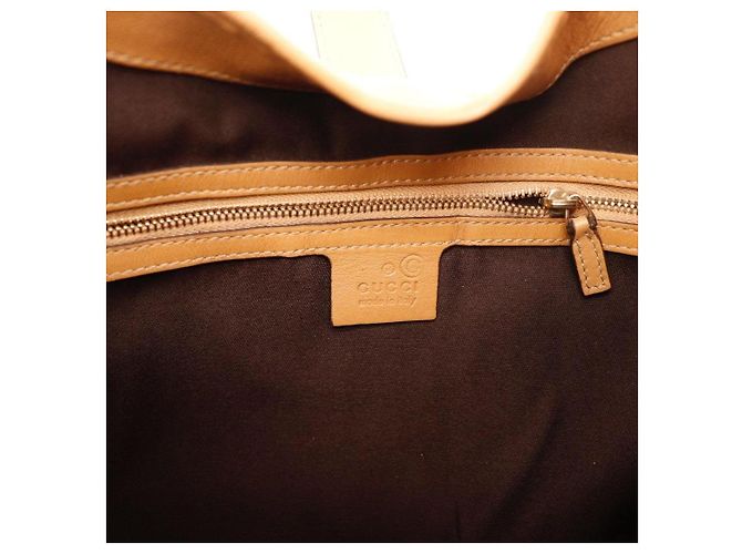 Borsa Hobo Gucci in camoscio e pelle con borchie Marrone - vista 9