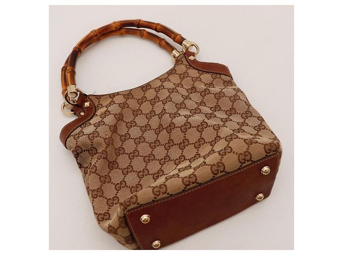Gucci Bamboo Shopper Shopper Bag Braun - Ansicht 6