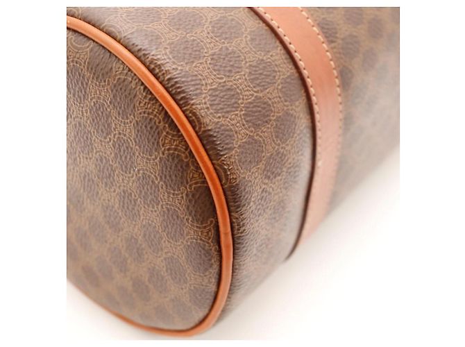Céline Celine Macassar Monogram Boston Bag Brown - view 10