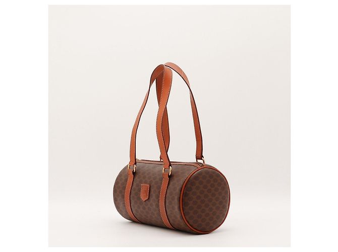 Céline Celine Macassar Monogram Boston Bag Brown - view 2