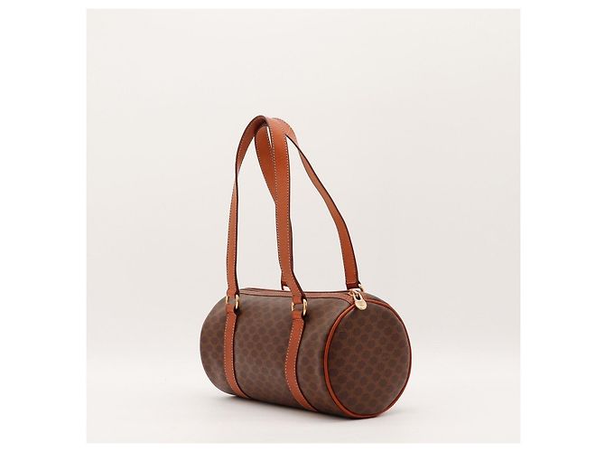 Céline Celine Macassar Monogram Boston Bag Brown - view 4