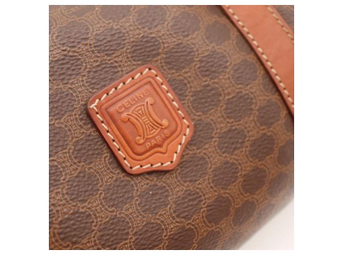 Céline Celine Macassar Monogram Boston Bag Brown - view 7