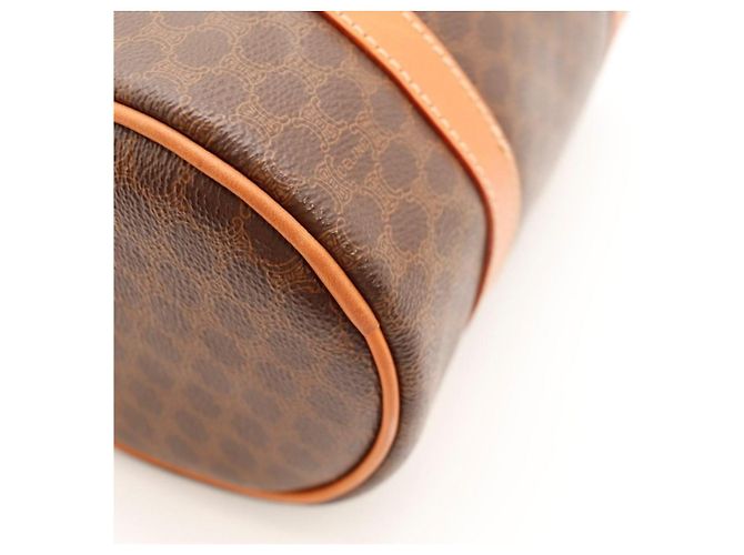 Céline Celine Borsa Boston Monogram Marrone - vista 10