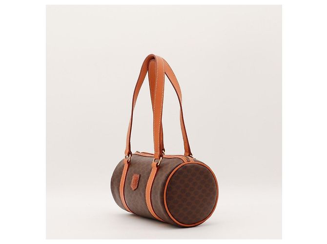 Céline Celine Borsa Boston Monogram Marrone - vista 2