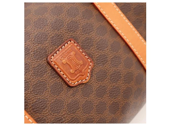 Céline Celine Borsa Boston Monogram Marrone - vista 7
