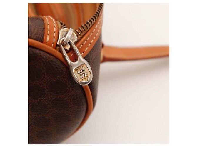Céline Celine Borsa Boston Monogram Marrone - vista 9