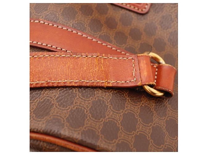 Céline Borsa Boston Monogram Marrone Monogramma - vista 10