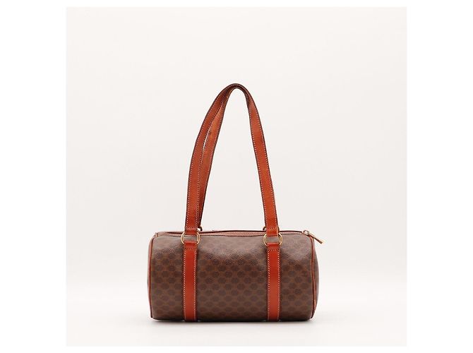 Céline Borsa Boston Monogram Marrone Monogramma - vista 3