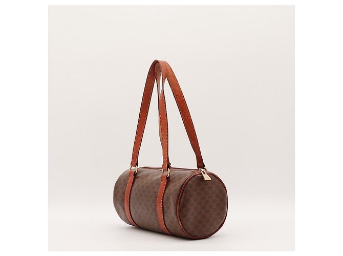 Céline Borsa Boston Monogram Marrone Monogramma - vista 4