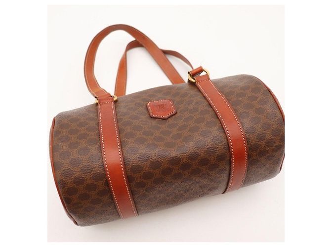 Céline Borsa Boston Monogram Marrone Monogramma - vista 6