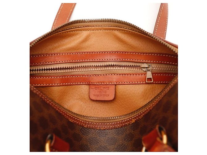 Céline Borsa Boston Monogram Marrone Monogramma - vista 8