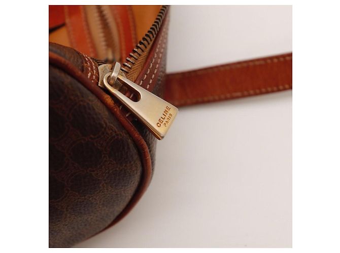 Céline Borsa Boston Monogram Marrone Monogramma - vista 9