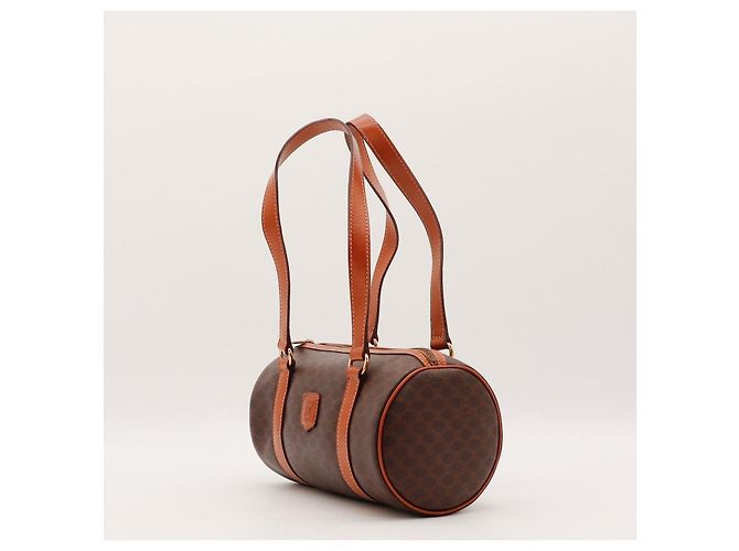Céline Bolsa Boston Monogram Marrom Monograma - vista 2