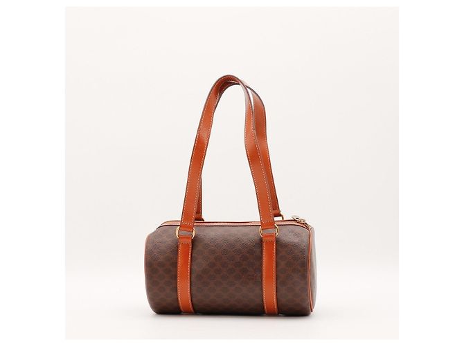 Céline Bolsa Boston Monogram Marrom Monograma - vista 3