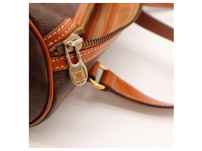 Céline Bolsa Boston Monogram Marrom Monograma - vista 9