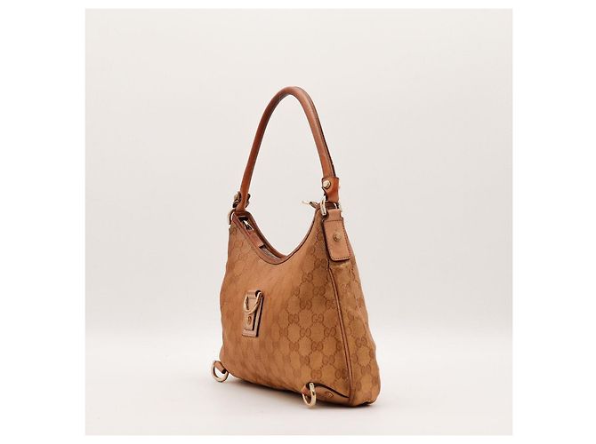 Gucci GG Monogramm Canvas Hobo-Bag Braun - Ansicht 2