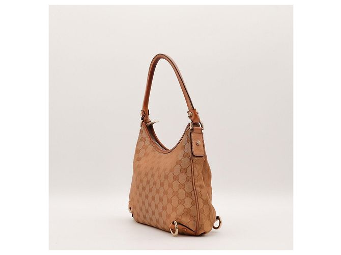 Gucci GG Monogramm Canvas Hobo-Bag Braun - Ansicht 4