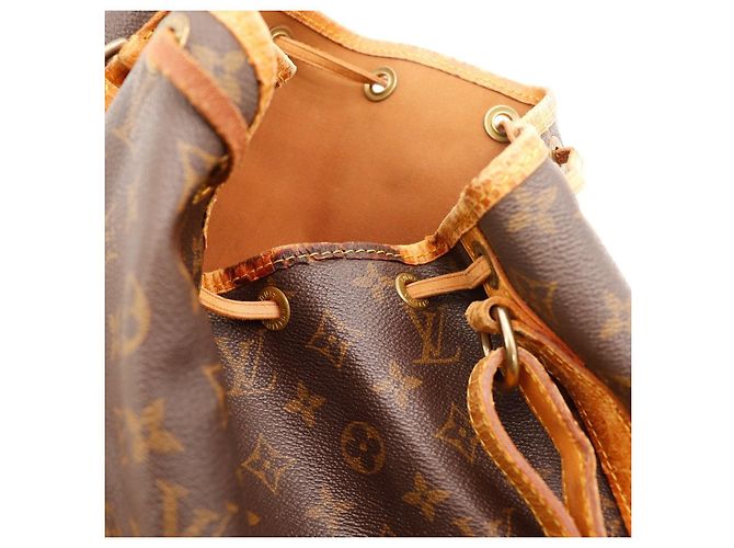 Louis Vuitton Bolsa Saco Monogram Noe GM Marrom Monograma - vista 11