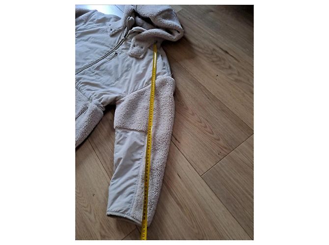 Autre Marque Sweaty Betty Teddy Fleece Jacke Beige - Ansicht 4