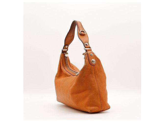 Gucci Guccissima Borsa Hobo in Pelle Marrone - vista 4