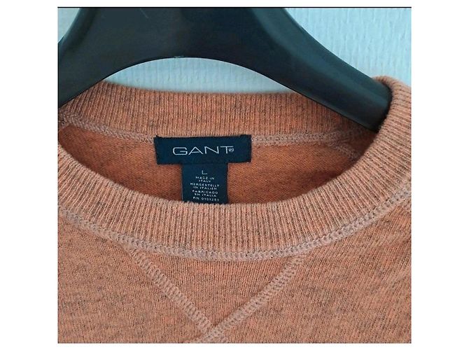 Autre Marque GANT Wool Crewneck Sweater Orange - view 4