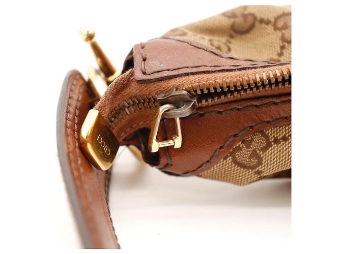Gucci GG Supreme Hobo-Bag Braun Monogramm - Ansicht 12