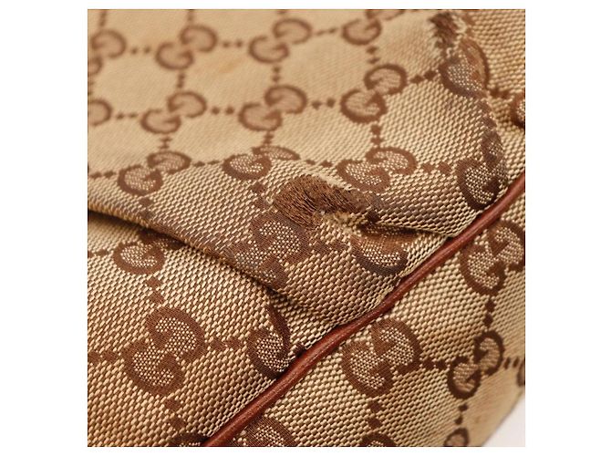 Gucci GG Supreme Hobo-Bag Braun Monogramm - Ansicht 13