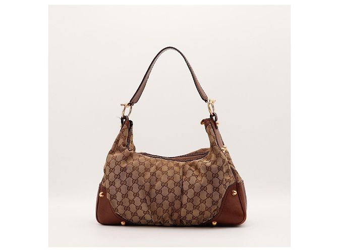 Gucci GG Supreme Hobo-Bag Braun Monogramm - Ansicht 3