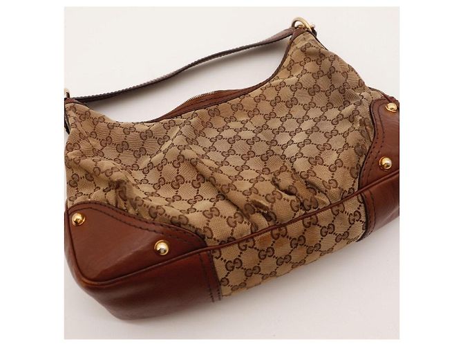 Gucci GG Supreme Hobo-Bag Braun Monogramm - Ansicht 6
