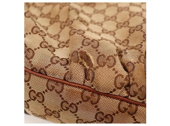 Gucci GG Supreme Hobo-Bag Braun Monogramm - Ansicht 9