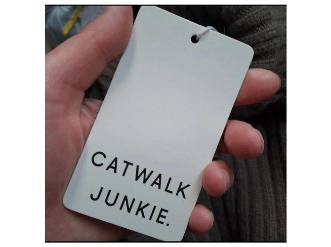 Autre Marque Robe pull côtelée Catwalk Junkie Vert foncé - vue 4