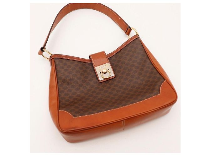 Céline Sac à épaule Celine Macadam Marron - vue 6