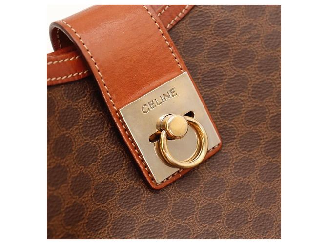 Céline Sac à épaule Celine Macadam Marron - vue 7