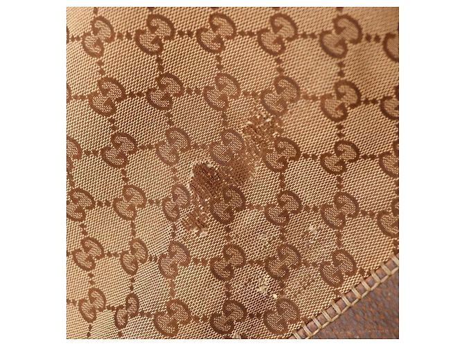 Bamboo Borsa hobo Gucci in tela monogram GG con bambù Marrone Monogramma - vista 11
